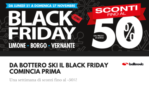 Da Bottero Ski è tempo di BLACK FRIDAY WEEK!