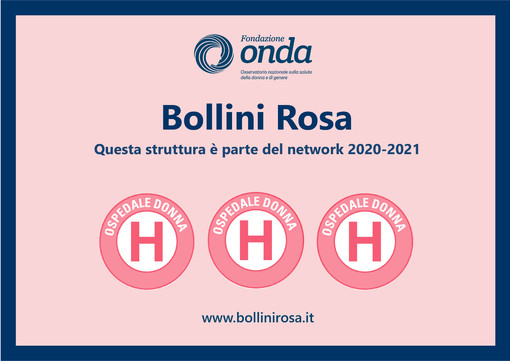 Open Week Salute della Donna: dal 20 al 26 aprile anche la Liguria apre le porte degli ospedali con i bollini rosa della fondazione onda