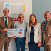 Basko dona oltre 40 mila euro al Gaslini per i bambini ricoverati senza un adulto accanto