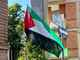 La bandiera esposta da Andrea Orlando