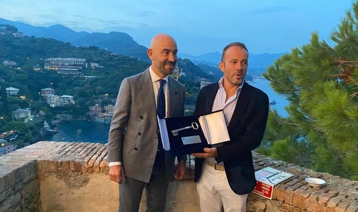 Portofino, Matteo Bassetti riceve le chiavi del borgo