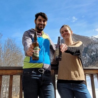 Camilla e Andrea dalla Liguria alle montagna: la storia del 'Birrificio Alp'