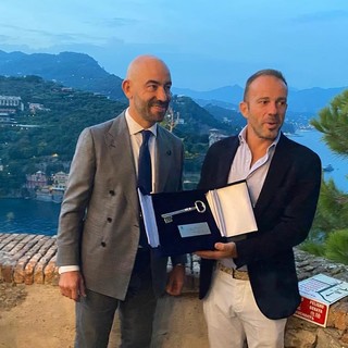 Portofino, Matteo Bassetti riceve le chiavi del borgo