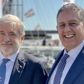 Giovanni Toti con Marco Bucci Giovanni Toti con Marco Bucci