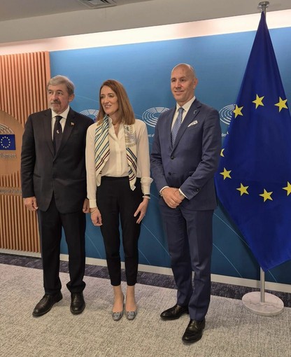 Liguria e Piemonte protagoniste a Bruxelles: Bucci e Cirio incontrano Roberta Metsola