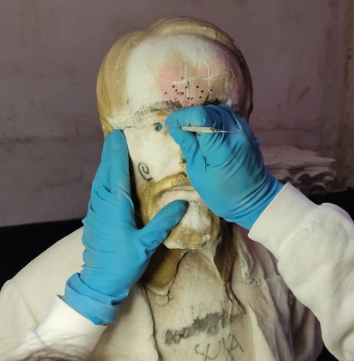 Quando la notizia è buona: il restauro del busto di Mazzini nel 150esimo della morte, finanziato dal Centro Ovest