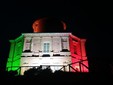 La Zizzola di Bra illuminata col tricolore