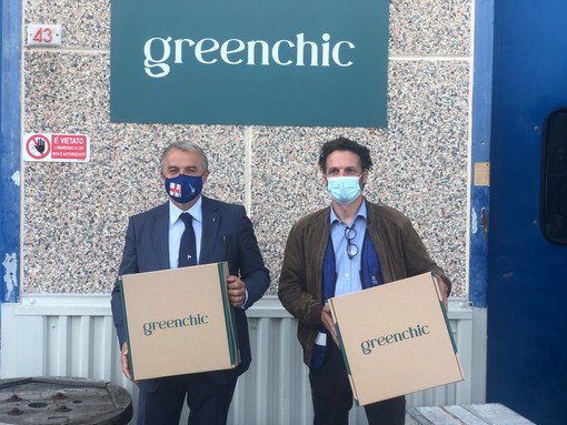 Benveduti visita gli stabilimenti Bedimensional e Greenchic in Valpolcevera