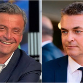 Da sinistra: Carlo Calenda ed Edoardo Rixi Da sinistra: Carlo Calenda ed Edoardo Rixi