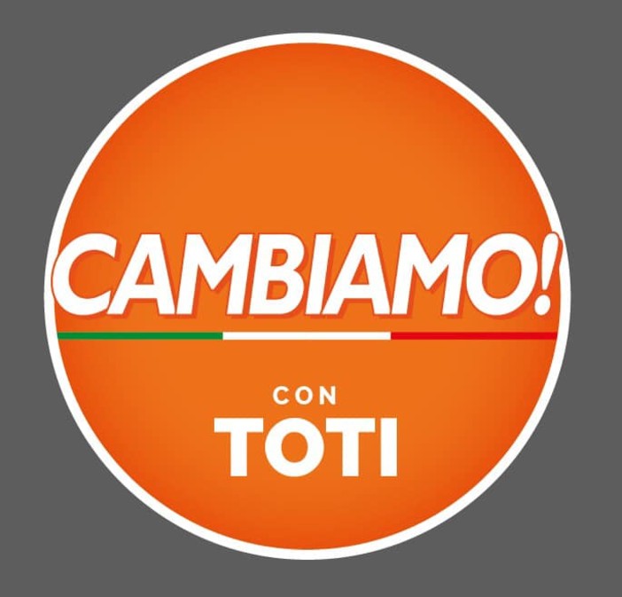 Toti: "Ecco il simbolo di Cambiamo!" Toti: "Ecco il simbolo di Cambiamo!"