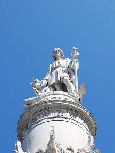 Genova, monumento a Cristoforo Colombo in Piazza Principe
