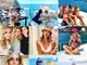 Primo weekend in Liguria per Chiara Ferragni con baffi e bikini