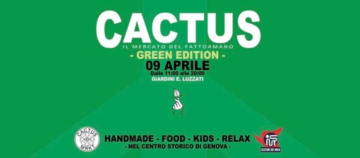 Cactus Market, ai Giardini Luzzati la Green Edition del mercato del "fatto a mano"