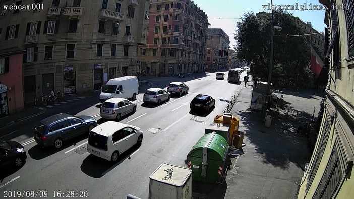 Cornigliano: installata la prima telecamera ad alta risoluzione nella via principale Cornigliano: installata la prima telecamera ad alta risoluzione nella via principale