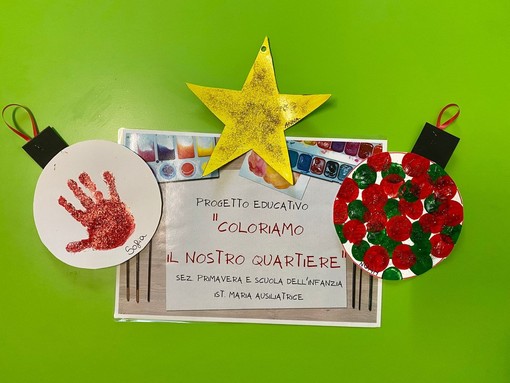 "Coloriamo il nostro quartiere": il progetto per Natale che coinvolge la scuola ‘Maria Ausiliatrice’ e il ‘Civ nel Cuore di Marassi’