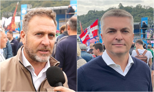 Da sinistra: Alessandro Piana ed Edoardo Rixi Da sinistra: Alessandro Piana ed Edoardo Rixi