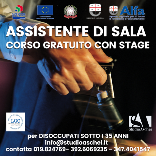 Corso gratis per disoccupati: l'assistente di sala per la ristorazione. Iscriviti subito ed il lavoro si avvicina davvero Corso gratis per disoccupati: l'assistente di sala per la ristorazione. Iscriviti subito ed il lavoro si avvicina davvero