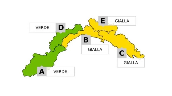 Maltempo, prolungata l'allerta gialla sul genovesato sino alle 21