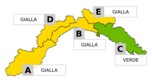 Maltempo, scatta l'allerta gialla temporali sul Centro-Ponente: previste piogge intense, vento forte e mare molto mosso