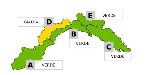 Maltempo, allerta gialla per neve nel Ponente ligure: nel Levante attesi rovesci accompagnati da grandine