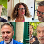 Edoardo Rixi, Ilaria Cavo, Lorenzo Cuocolo, Marco Bucci e Alessandro Rixi alla presentazione del Salone Nautico Edoardo Rixi, Ilaria Cavo, Lorenzo Cuocolo, Marco Bucci e Alessandro Rixi alla presentazione del Salone Nautico