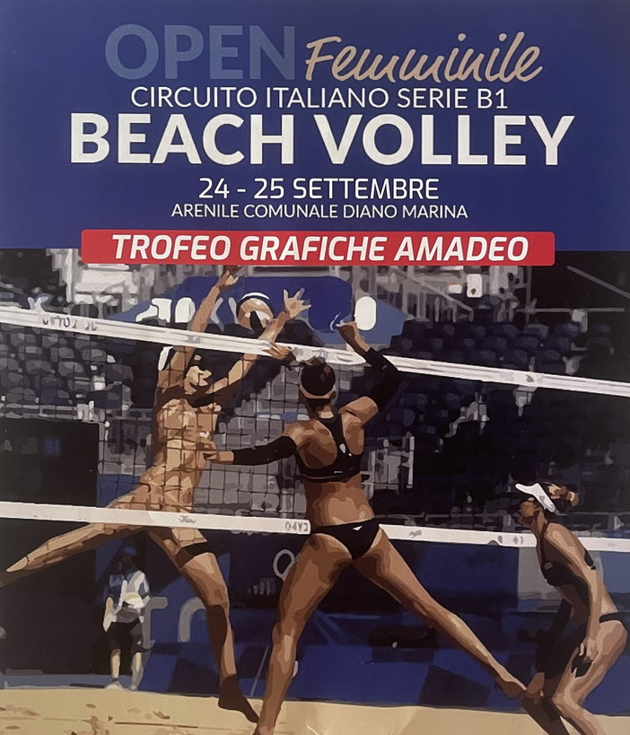 Beach Volley: sabato e domenica prossimi a Diano Marina il circuito italiano femminile 'Open 2x2'