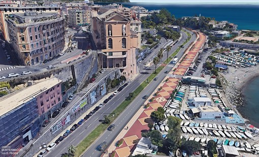 Presentato il progetto per la pista ciclabile strutturata in corso Italia (FOTO)