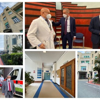Gaslini, il sottosegretario alla Salute Andrea Costa in visita all'ospedale pediatrico (FOTO e VIDEO)
