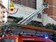 Fiumara: cartellone pericolante, intervengono i pompieri