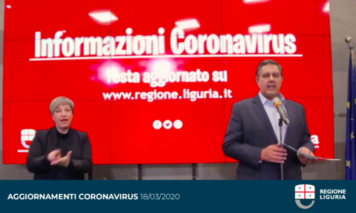 Coronavirus, l'accorato appello del presidente Toti: "Giornate cruciali: stiamo a casa, ne va di decine e decine di vite" (VIDEO)