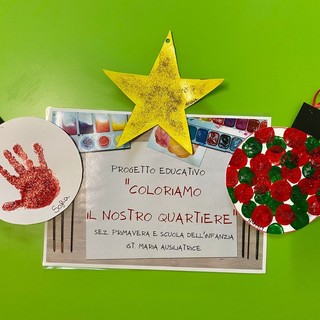 "Coloriamo il nostro quartiere": il progetto per Natale che coinvolge la scuola ‘Maria Ausiliatrice’ e il ‘Civ nel Cuore di Marassi’