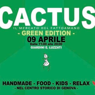 Cactus Market, ai Giardini Luzzati la Green Edition del mercato del "fatto a mano"