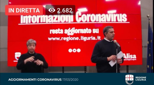 Coronavirus, Toti: &quot;Epidemia cresce meno, previsto incremento tamponi&quot;