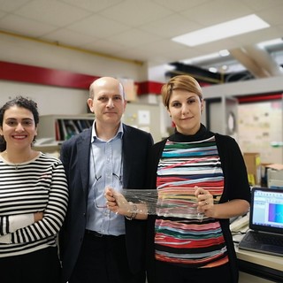 Da sin. Heba Megahd, Davide Comoretto, Paola Lova