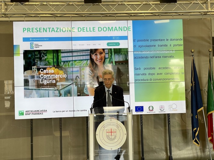 Sostegno alle imprese, Regione Liguria lancia la “Cassa Commercio Liguria” (Video)