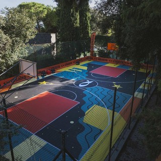 San Teodoro, il campo da basket dei giardini Buonvicini cambia volto: colori e street art per il quartiere San Teodoro, il campo da basket dei giardini Buonvicini cambia volto: colori e street art per il quartiere