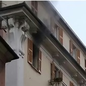 La casa di Sampierdarena andata in fiamme la settimana scorsa