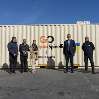 Partito da Genova un convoglio umanitario alla volta di Odessa (Foto) Partito da Genova un convoglio umanitario alla volta di Odessa (Foto)