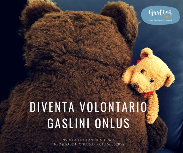 Al via la campagna dell’Associazione Gaslini Onlus per ampliare la squadra dei volontari