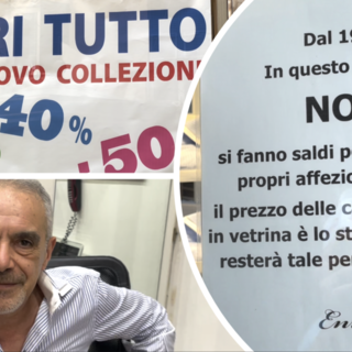 Contrario ai saldi, la decisione di Enrico: “Dal ’97 non partecipo a questa iniziativa” (Video) Contrario ai saldi, la decisione di Enrico: “Dal ’97 non partecipo a questa iniziativa” (Video)