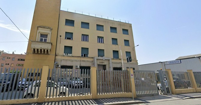 La caserma dei Carabinieri di Voltri, uno dei presìdi del territorio del Ponente