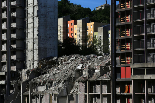 Diga di Begato: proseguono i lavori, demoliti 15.000 metri cubi di cemento armato (FOTO)