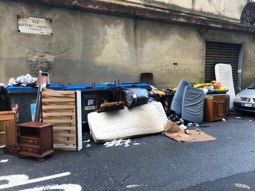 Via Salucci è una delle zone più critiche di Sampierdarena