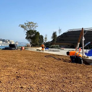 Dune di Pra’, il parco prende forma: terminata la piantumazione del manto erboso