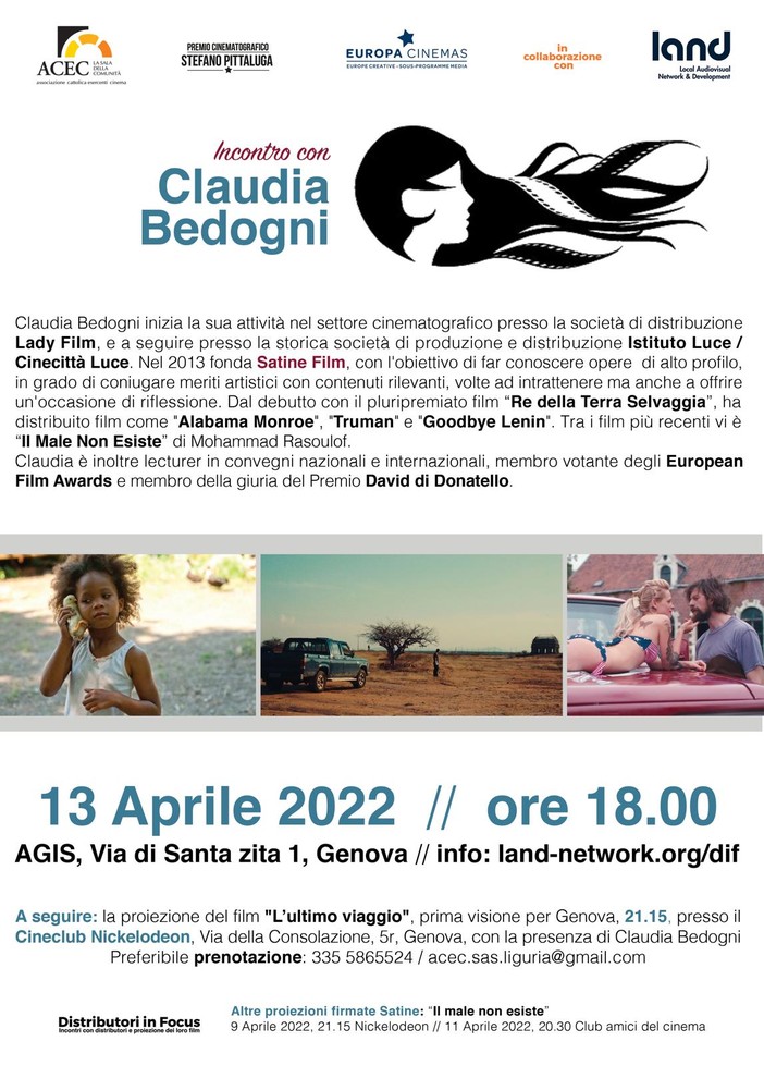 Distributori in focus, mercoledì l'incontro con Claudia Bedogni Distributori in focus, mercoledì l'incontro con Claudia Bedogni