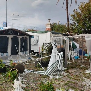 Maltempo sul Tigullio, i danni di grandine e il fenomeno &quot;downburst&quot;