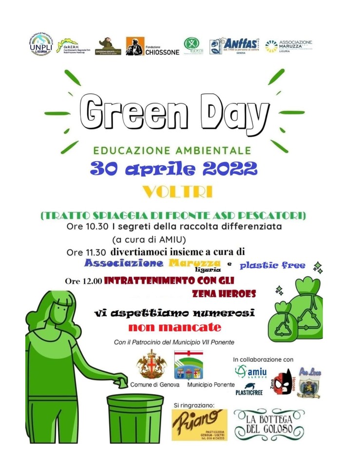 ‘Green day’ a Voltri, educazione ambientale dedicata ai bambini