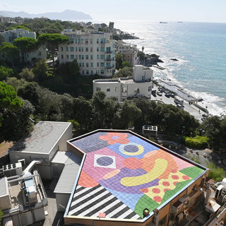 Inaugurati il 5° e il 6° murales del “Gaslini Art Project” realizzati dagli street artist Nadège Dauvergne e Tim Zdey
