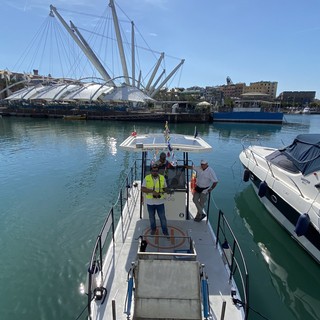 E-Pelikan, l'imbarcazione completamente elettrica per raccogliere rifiuti in mare (Foto e Video)