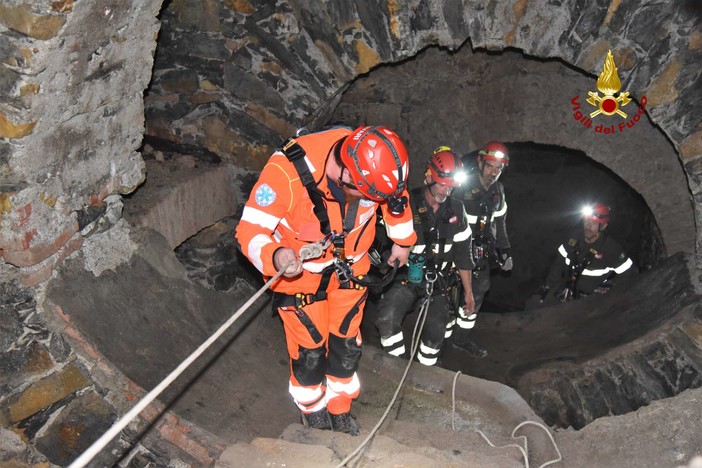 Esercitazione recupero feriti nel Ponte Monumentale (Foto e Video)